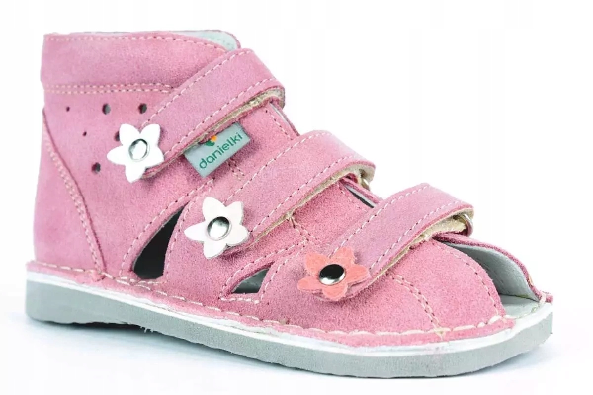 Danielki Buty Kapcie Sandałki Profil R 22 Róż