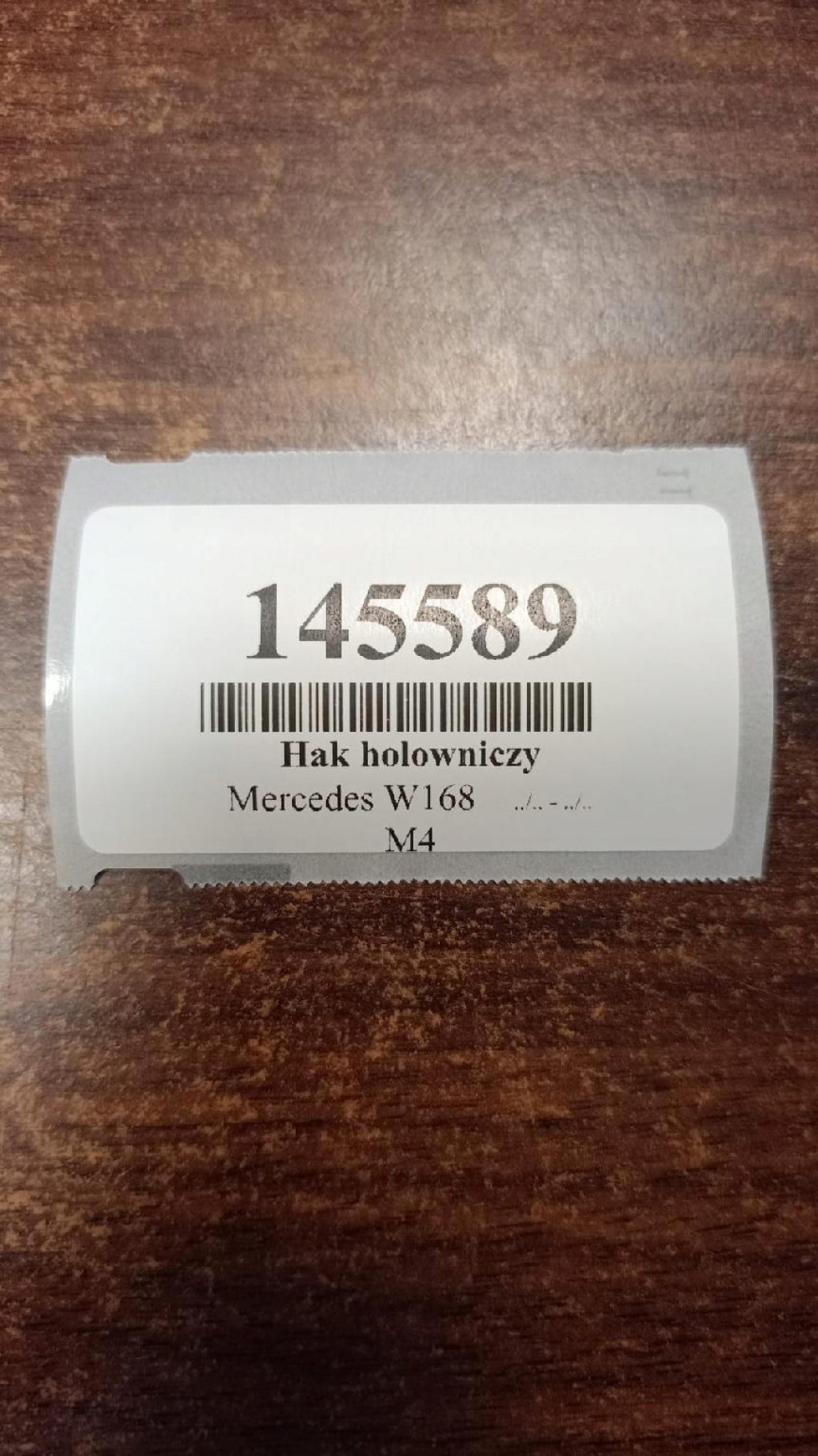 MERCEDES W168 UCHO tow