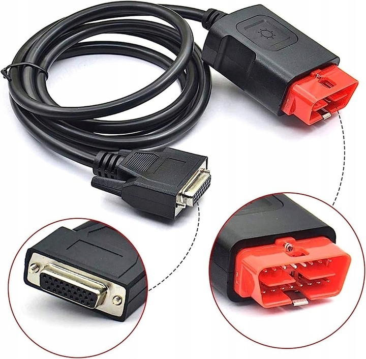 Kabel Przewód Testera Diagnostycznego OBD2 16pin Autokomp