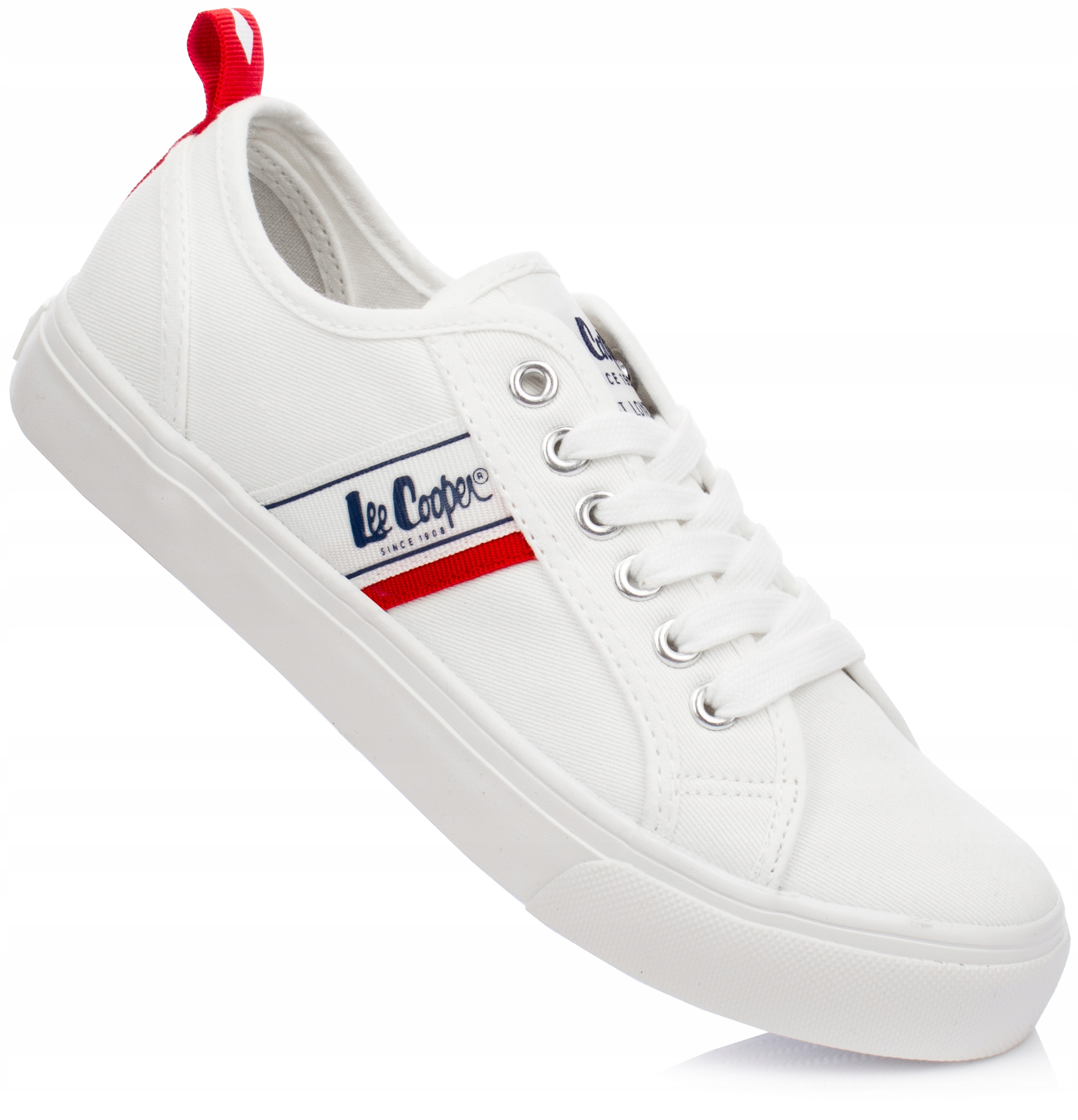 

Lee Cooper Damskie Trampki Niskie Białe r. 38