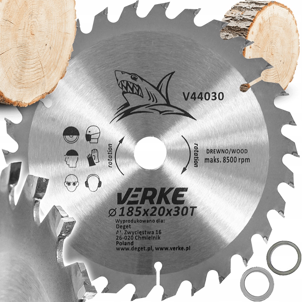 

Tarcza Piła Widiowa Do Drewna 185 x 20mm 30T Widia