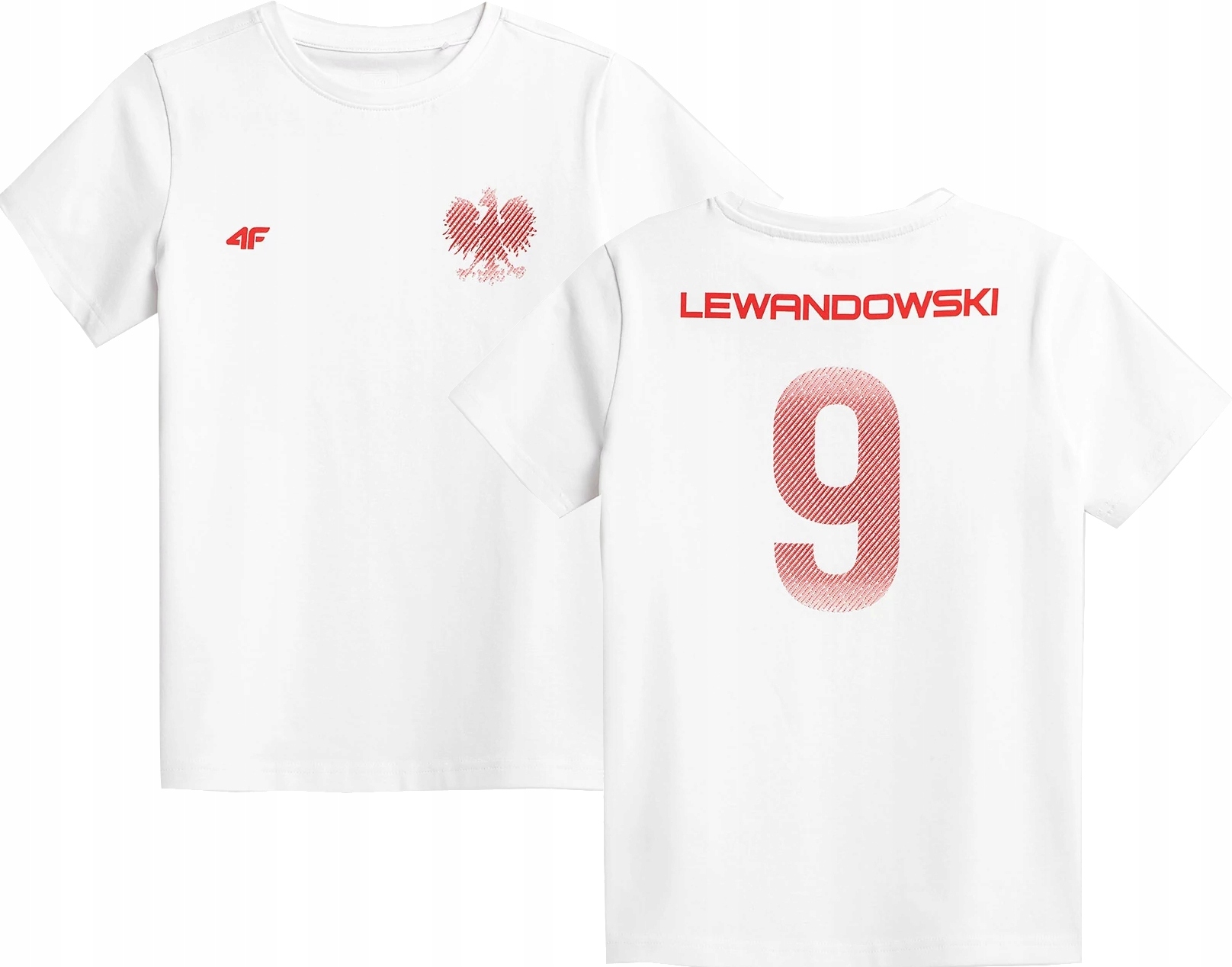 

Dziecięca Koszulka Kibica Lewandowski RL9 4F 134CM
