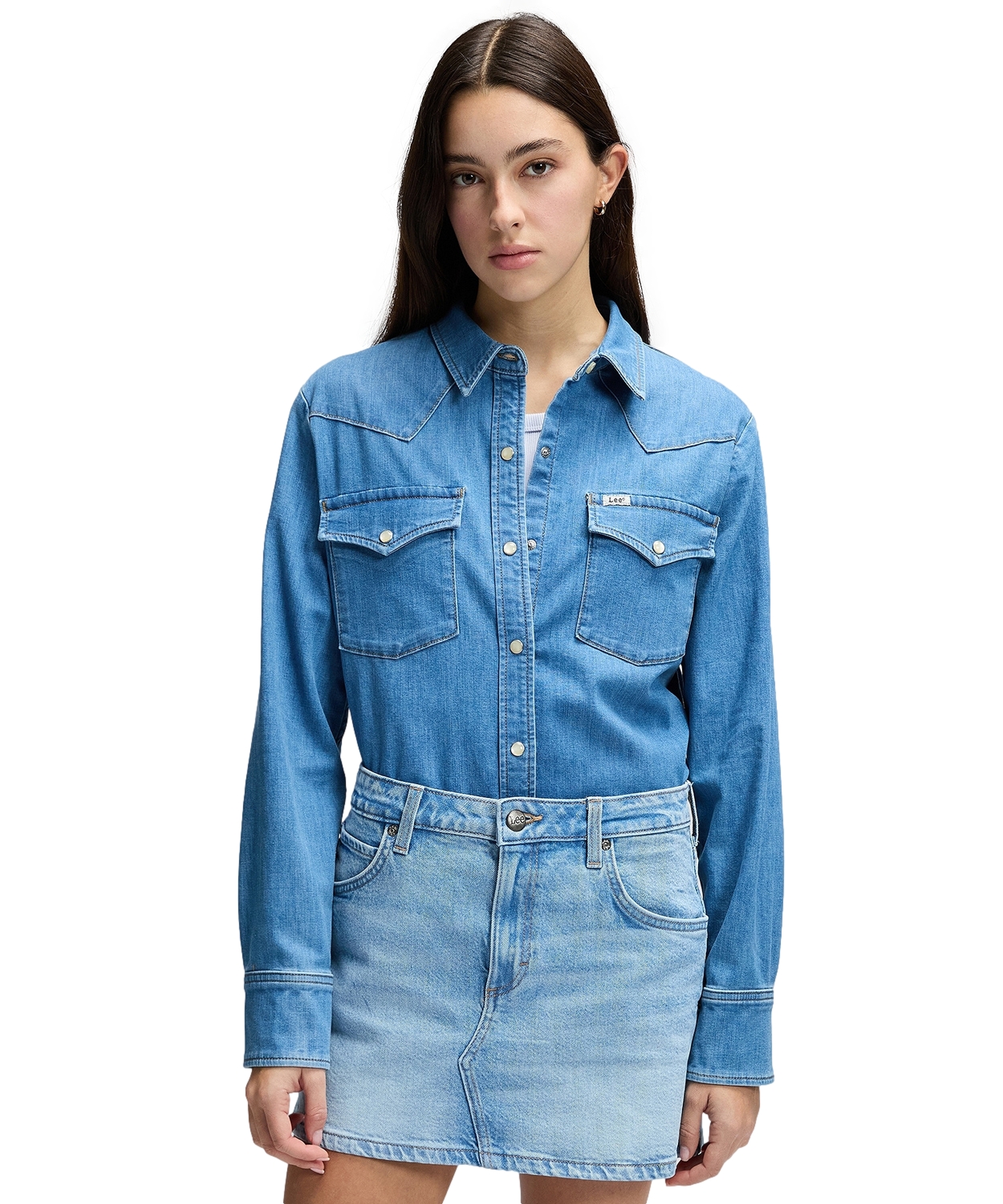 Košile Lee Regular Western 112378745 Dye Star M