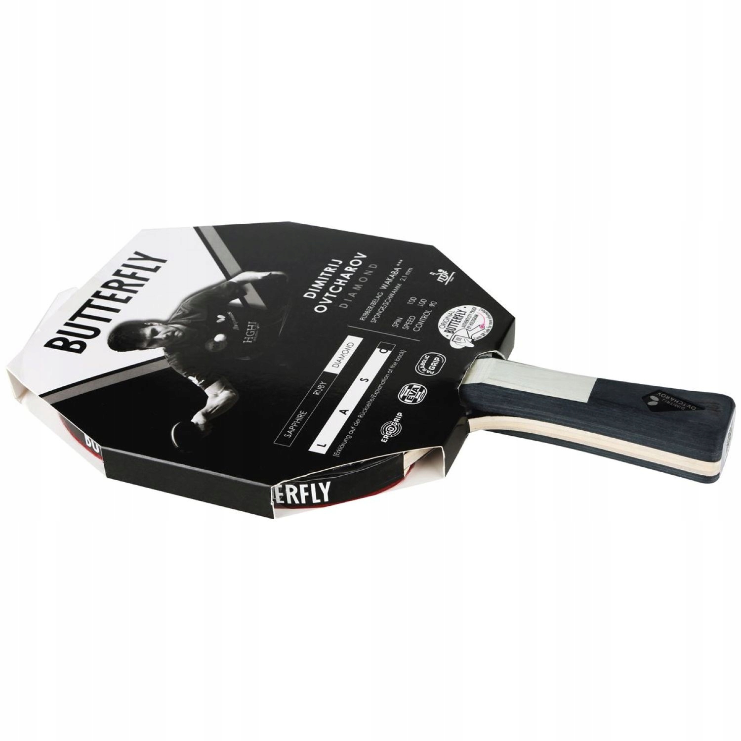 Rakietka do tenisa stołowego Butterfly Ovtcharov Diamond 160 g