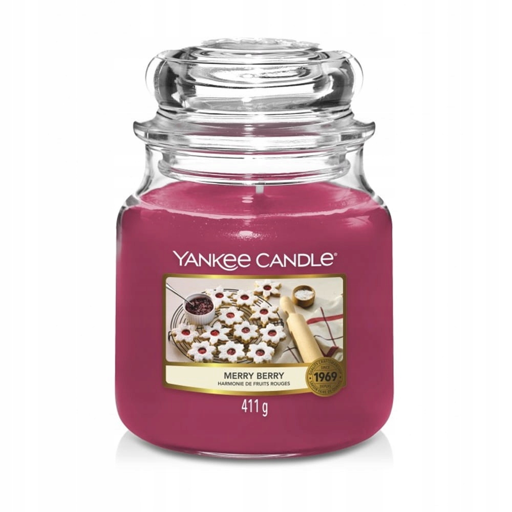 

Yankee Candle Merry Berry Świeca Średnia