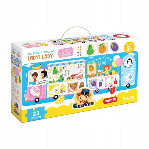 

CzuCzu Puzzle z dziurką Lody! Lody dla dzieci 2+
