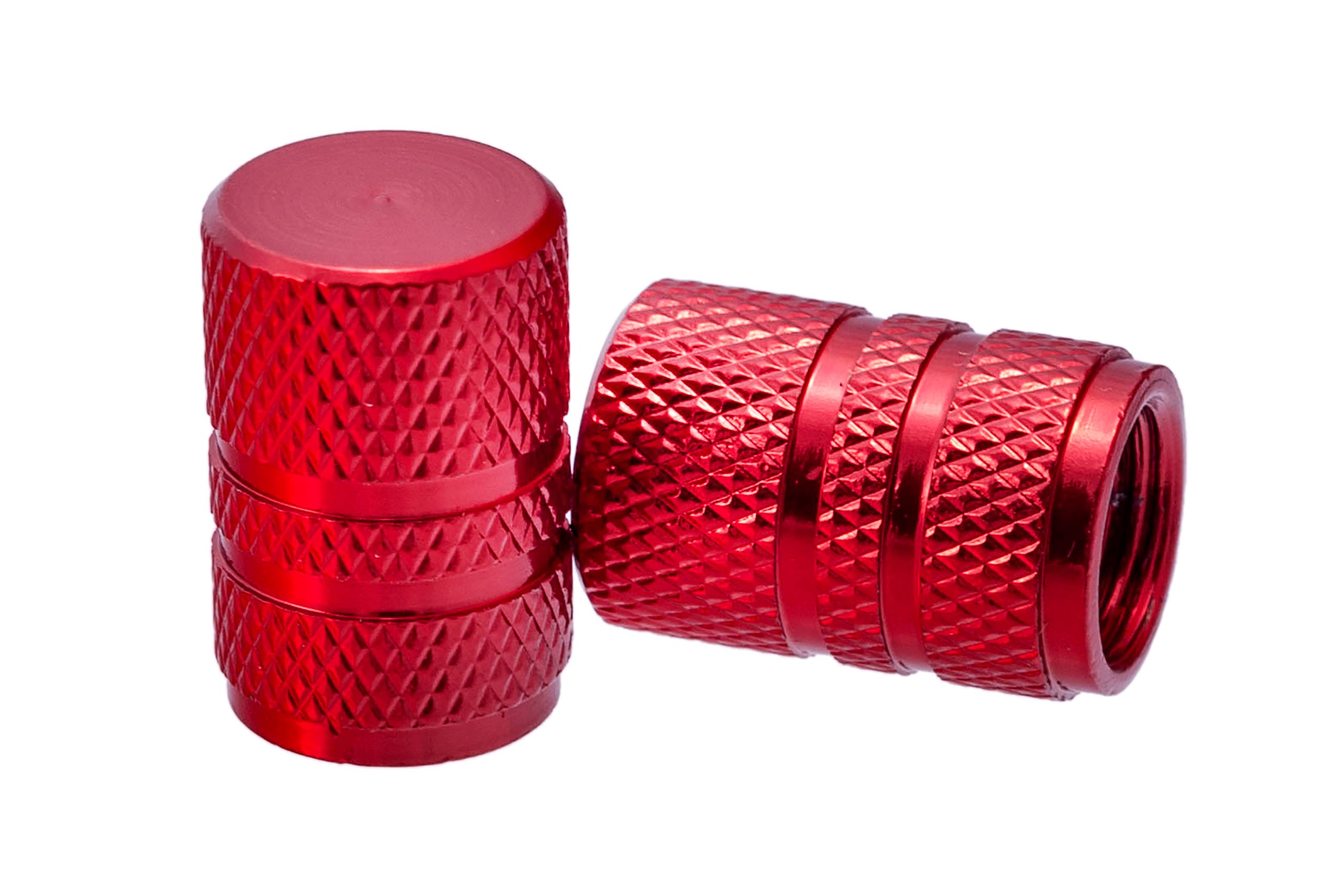 KAPTUREK WENTYLA ALUM. OZDOBNY CZERWONY 2SZT