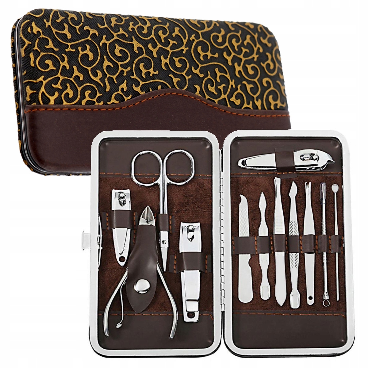 

Zestaw do manicure przybornik do paznokci 12 elem.