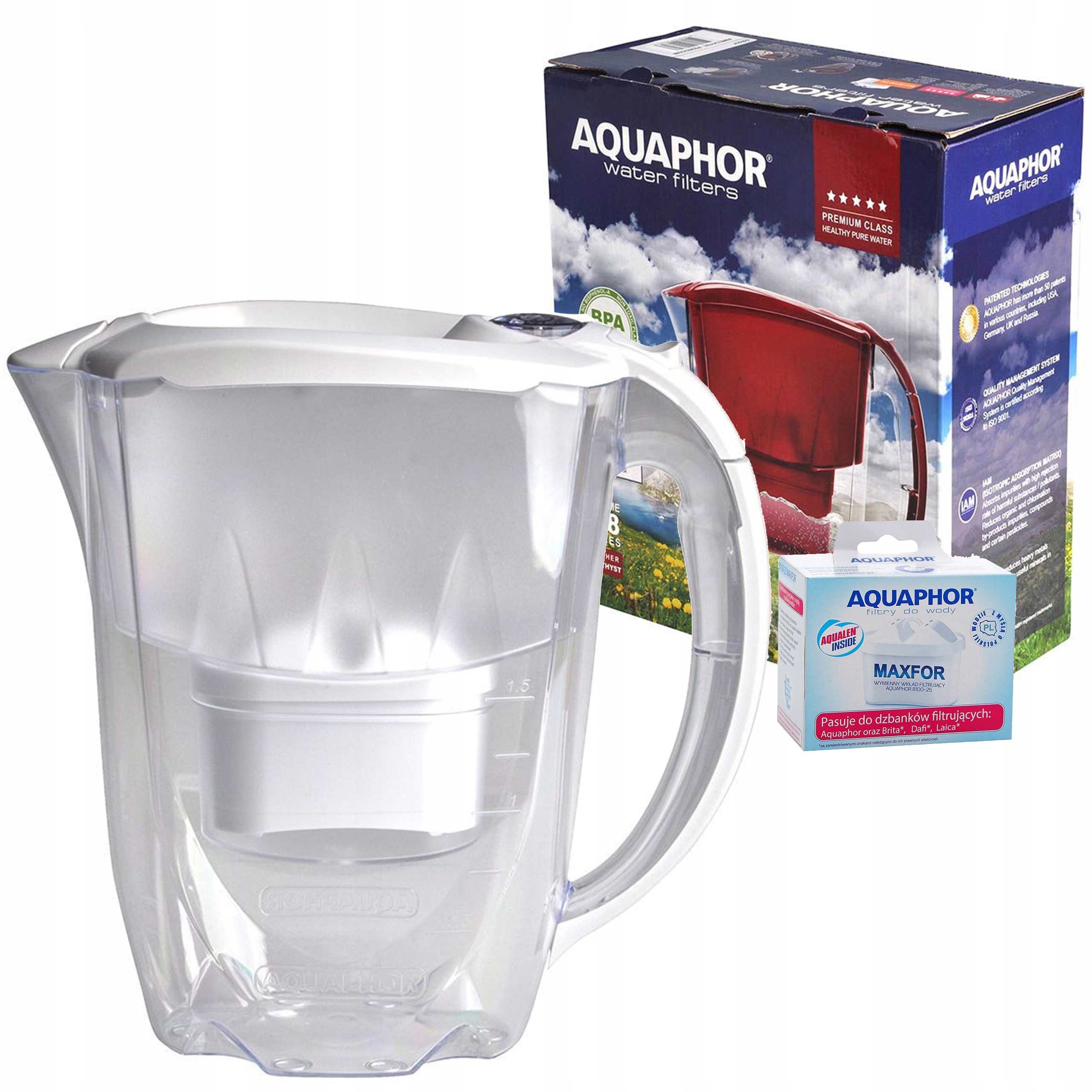 

Aquaphor Dzbanek filtrujący Amethyst Biały + wkład
