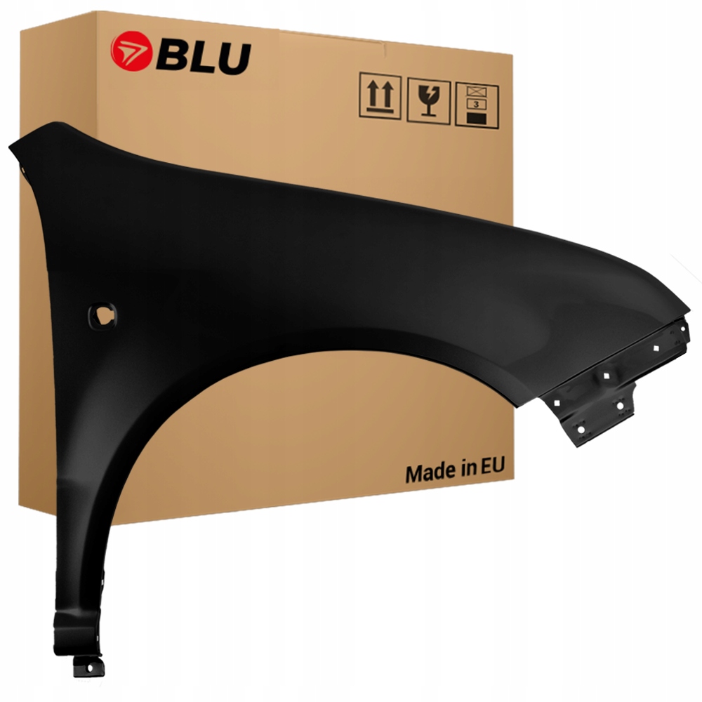 Blu Blatník Škoda Fabia I 1 6Y LF9R pravý černý 99-07 přední SchwarzMagie