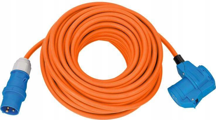 Predlžovací Kábel Kempingový Cee 25 m 3x2.5 mm Zásuvka 230 V Silná Kvalita Premium