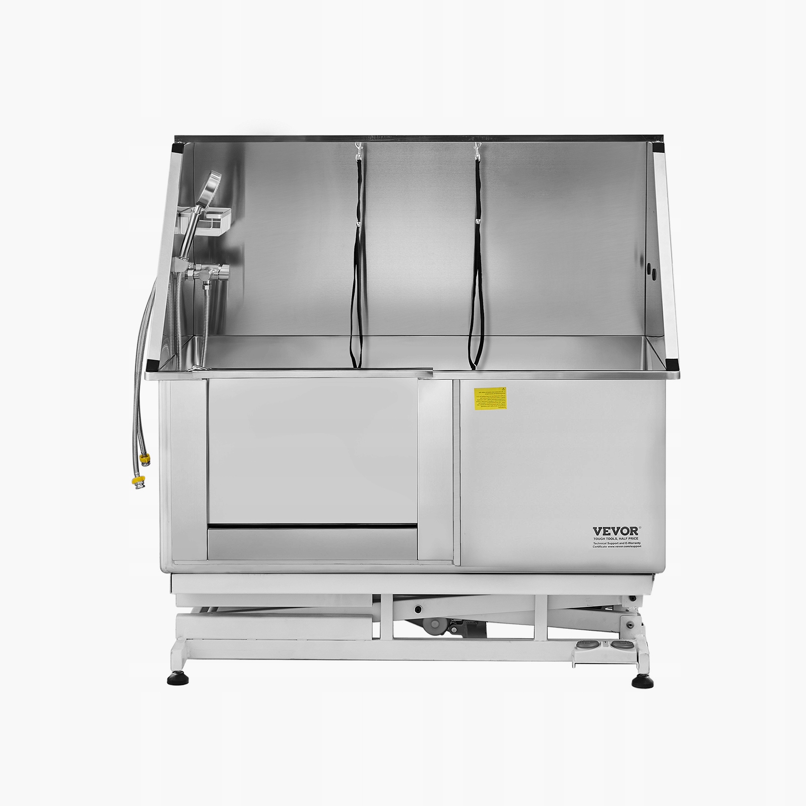 Levně Vevor Vana pro zvířata 127x70x134-190 cm s elektrickým zvedáním