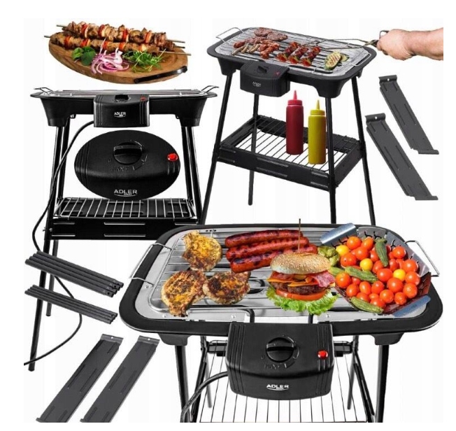 GRILL ELEKTRYCZNY DO DOMU OGRODU TARASU 2400W