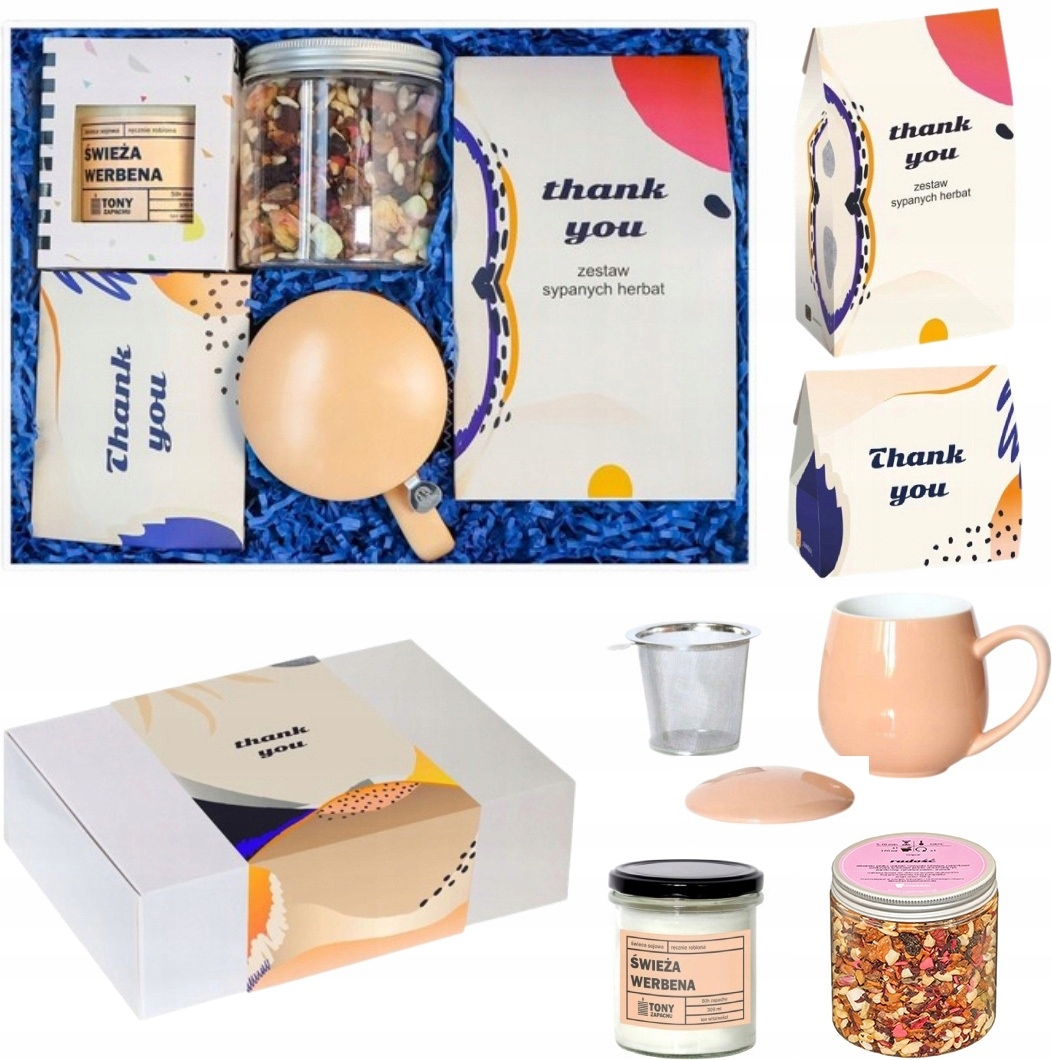 Zestaw Prezentowy Box "thank You" Na Podziękowanie Dla Faceta Kobiety