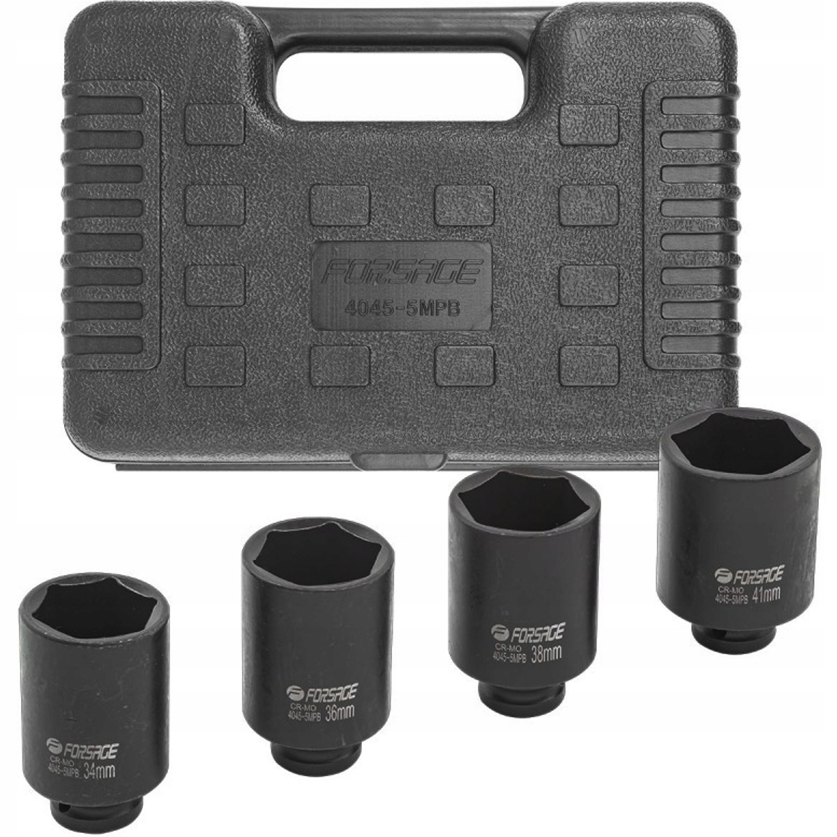 

Zestaw nasadek udarowych 1/2" 34-41mm 6-kątne