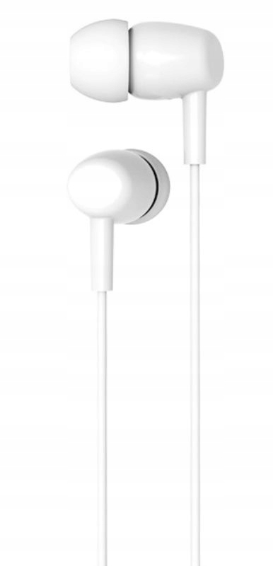 Słuchawki dokanałowe z mikrofonem XO EP50 białe