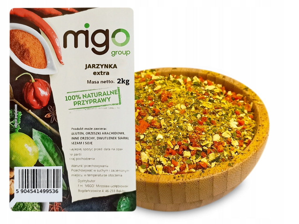 3x MIGOgroup, Jarzynka, koření univerzální – 2 kg – Migo