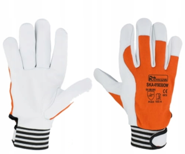 

Rękawice skóra kozia licowane orange 8 Richmann