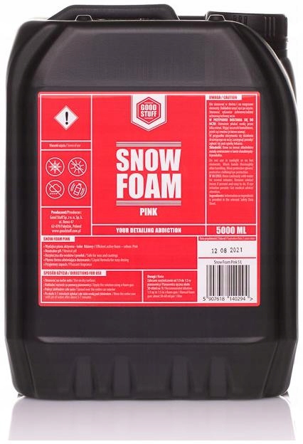GOOD STUFF SNOW FOAM PINK 5L RÓŻOWA PIANA AKTYWNA
