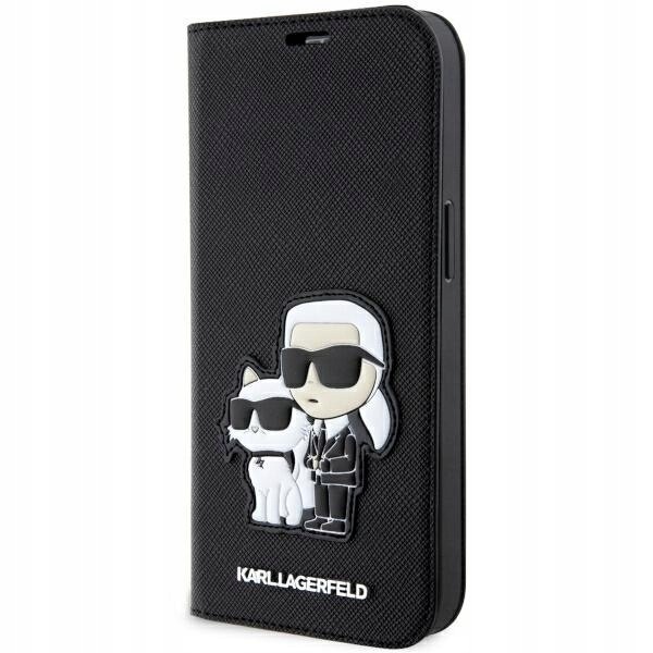 Karl Lagerfeld KLBKP14LSANKCPK iPhone 14Pro 6.1" bookcase czarny/b