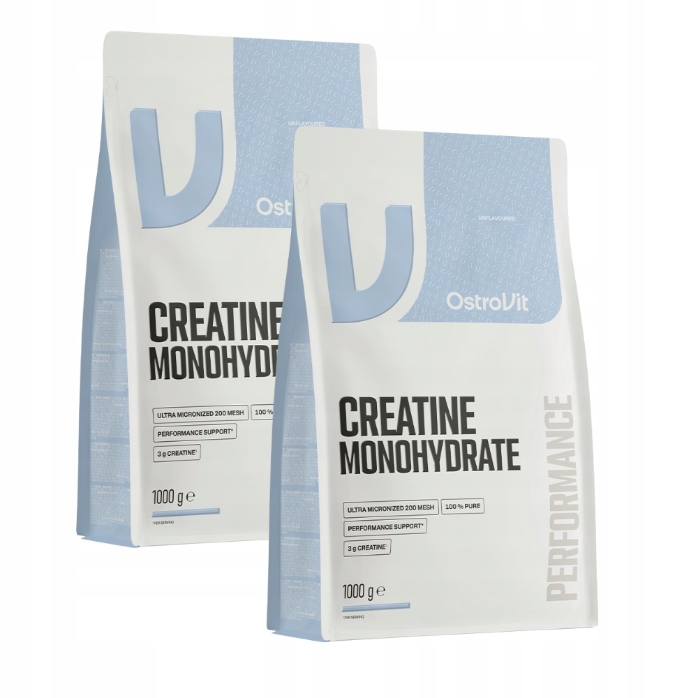 Kreatin Monohydrát OstroVit 1000 g Čistá Creatine Přírodní