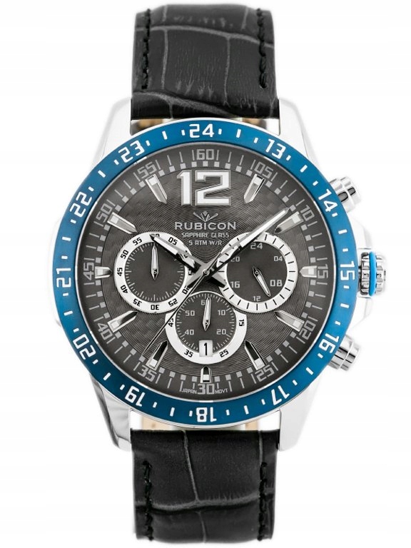

Zegarek Męski Rubicon RNCE02 (zr091b) - Chronograf