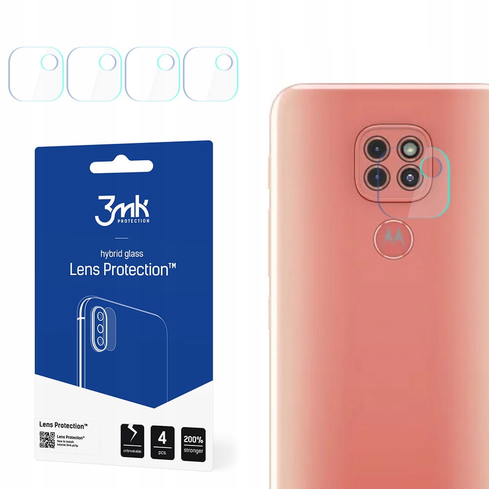 

4x Szkło na aparat obiektyw 3MK Fg do Moto G9 Play