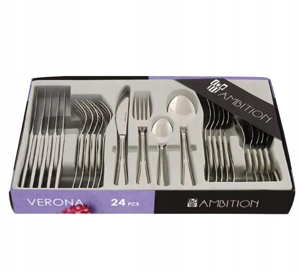 

Komplet Sztućców Verona 24EL Ambition sztućce