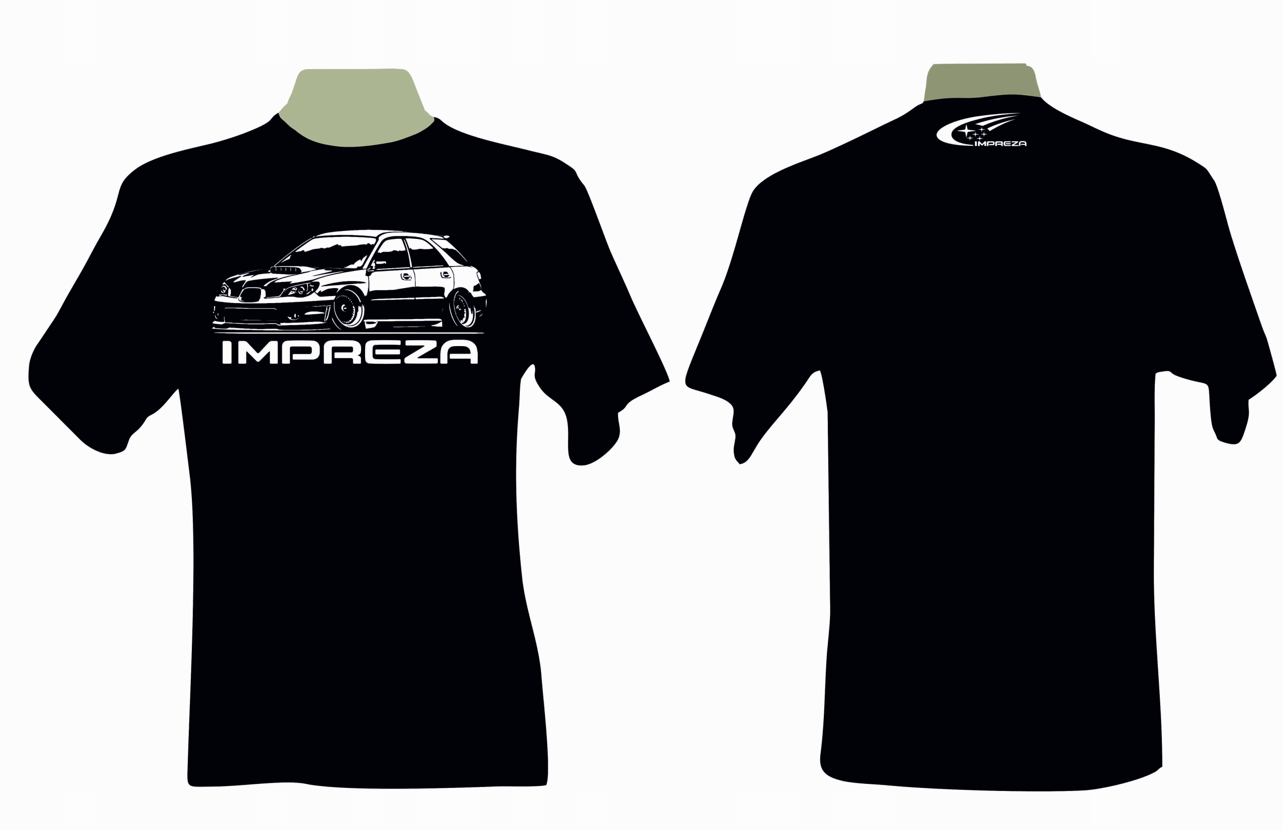 KOSZULKA T-shirt z nadrukiem Subaru IMPREZA EAN (GTIN) 0000399647169