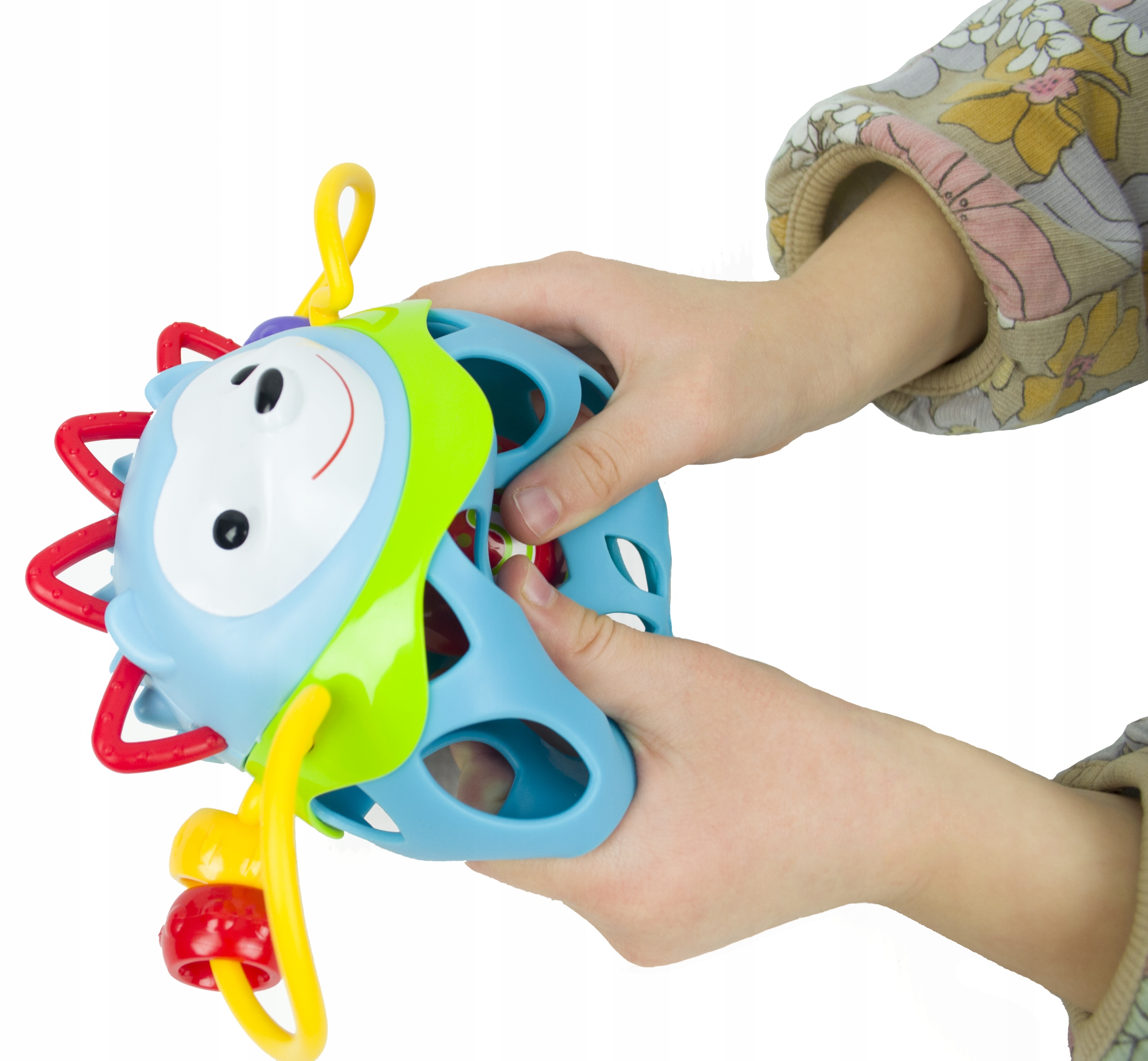 GRZECHOTKA JEŻ SENSORYCZNA ZABAWKA GUMOWY GRYZAK