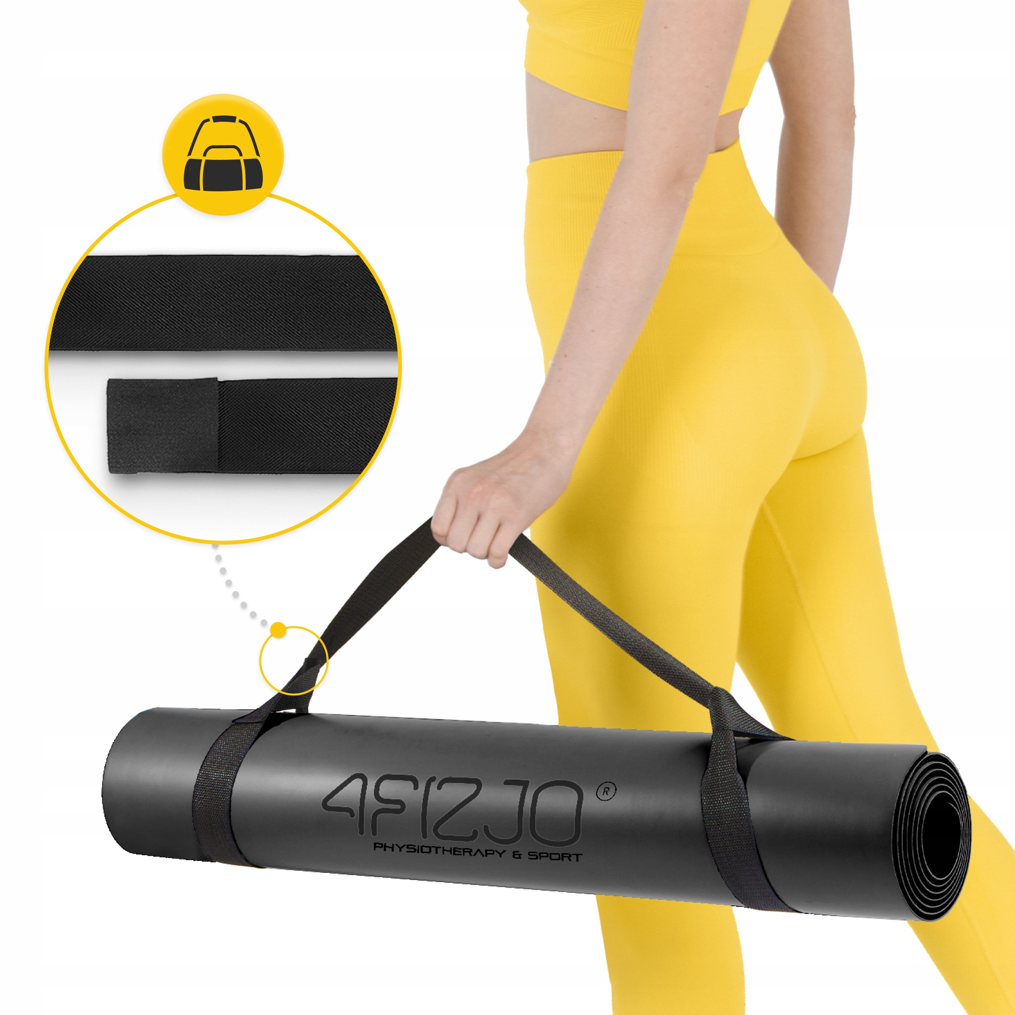 MATA DO ĆWICZEŃ JOGI FITNESS KAUCZUKOWA ANTYPOŚLIZGOWA 4FIZJO PREMIUM Kod producenta Mata gimnastyczna do ćwiczeń kauczukowa PU01