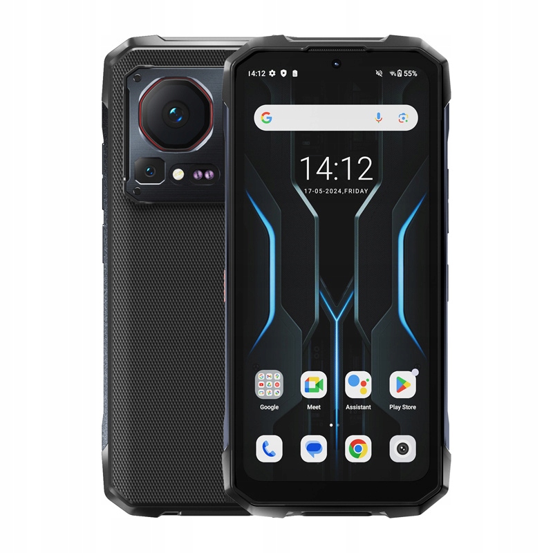 Hotwav Cyber16 Pro Pancéřový Smarton Černý 8GB 16GB Ram 512GB 108MP 120Hz