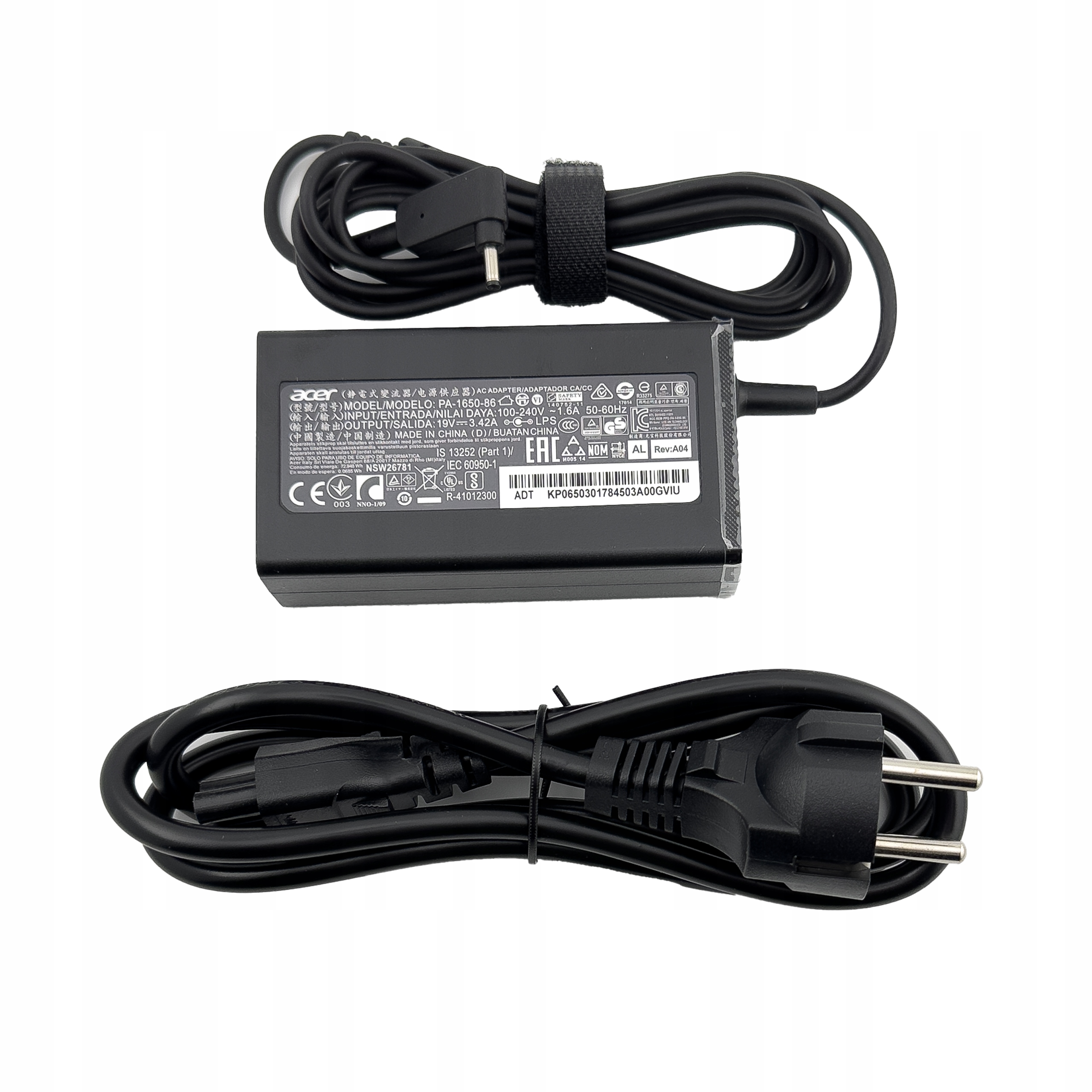 Zasilacz Acer 19V 3,42A 65W 3,0x1,1 KP.06503.012