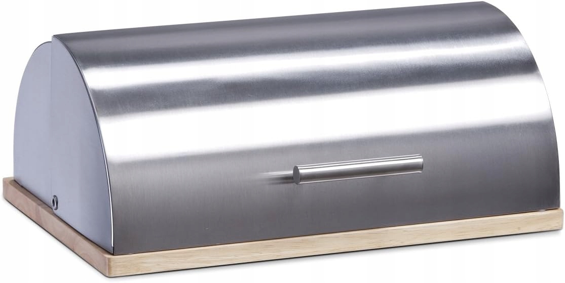 Chlebník Nerezová Oceľ s vekom Zeller 20475 strieborný