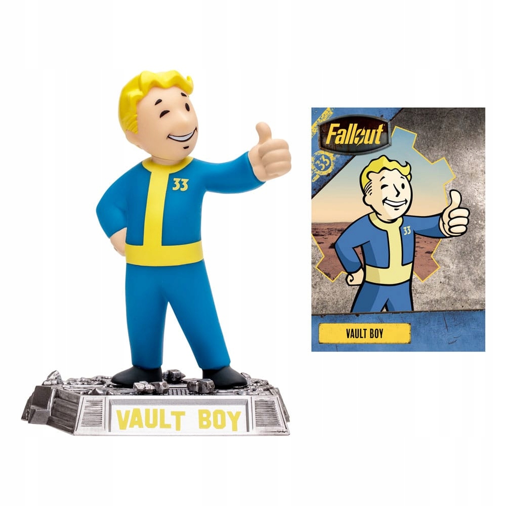 Soška Fallout Movie Maniacs Vault Boy (Gold Label) – Fallout