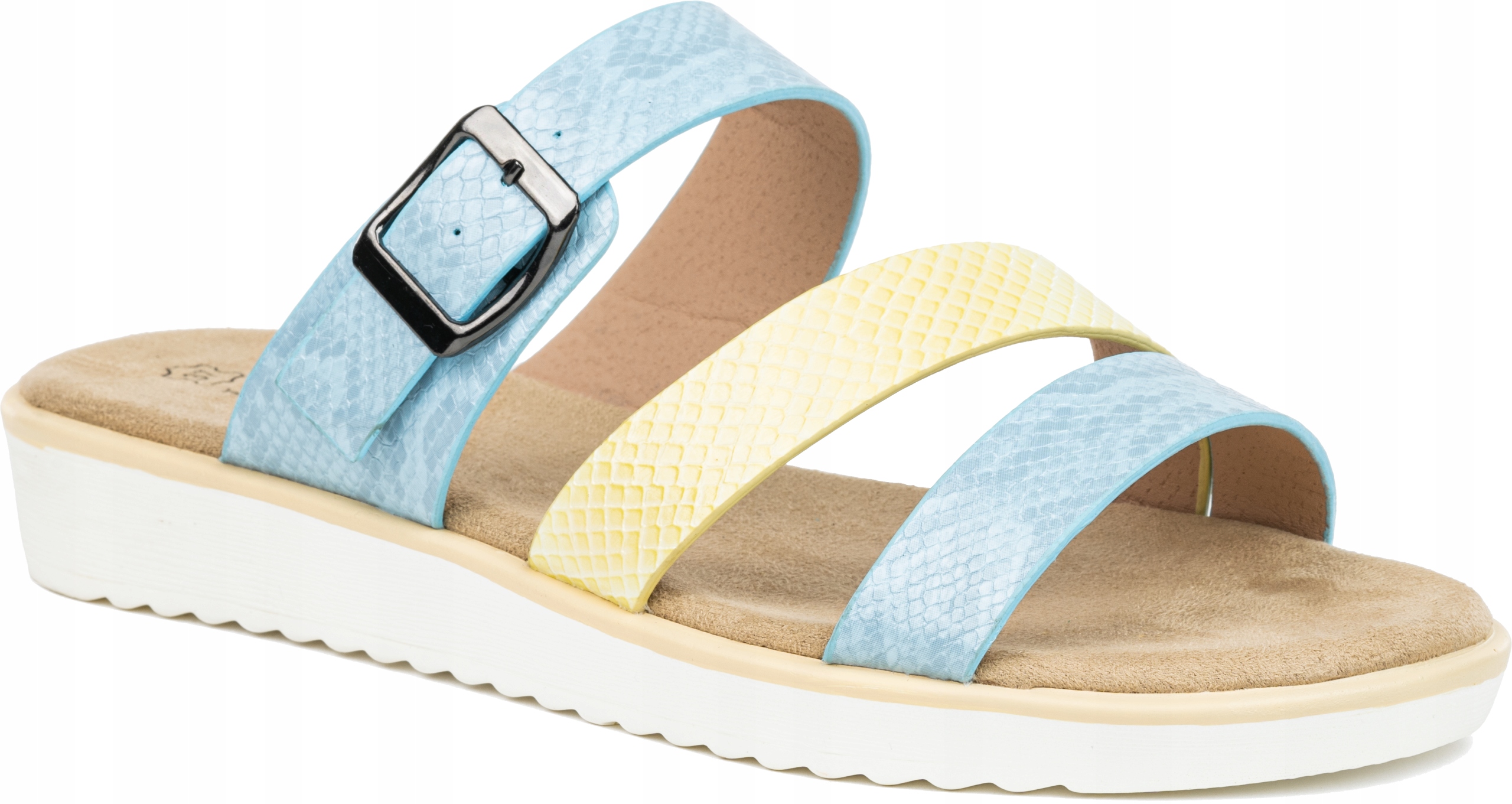 Nazouváky modré máslové měkké pohodlné Wojtyłko 40