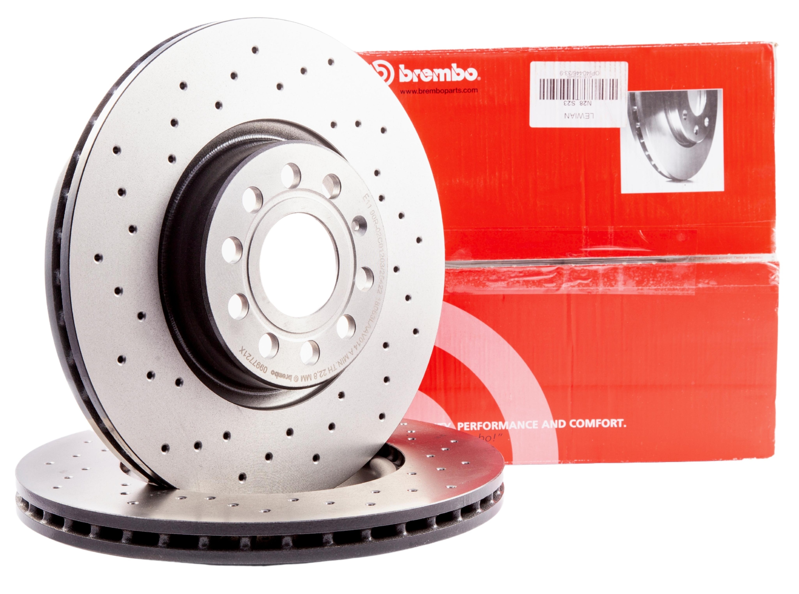 Tarcze BREMBO XTRA Przód AUDI A6 C7, A7 345mm 09.B970.1X za 594,99 zł z ...