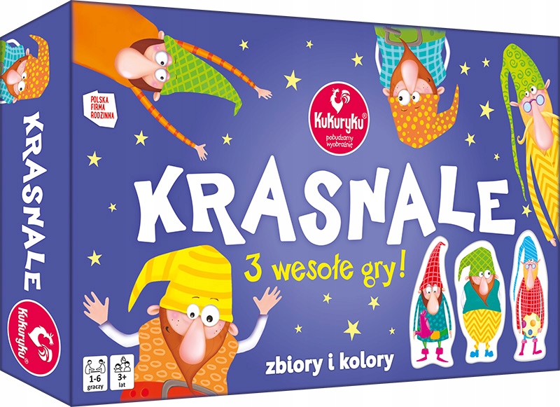 

Gra Planszowa Krasnale 3 Wesołe Gry 3+ Rodzinna