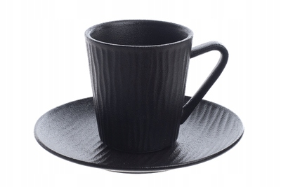

Kpl. filiżanka 200 ml ze spodkiem czarny mat