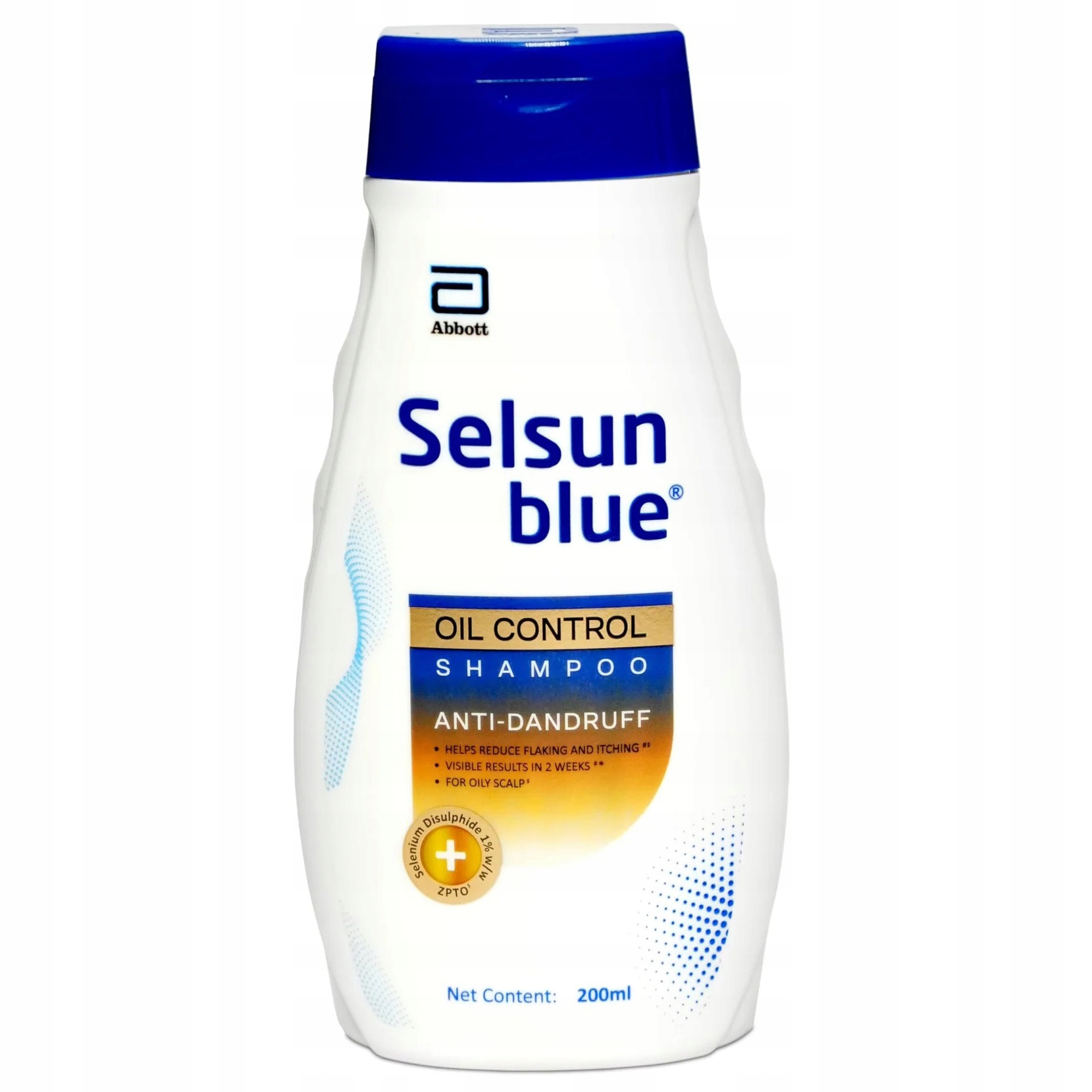 Selsun Blue Oil Control 200ml Abbott Szampon przeciwłupieżowy Tłuste włosy