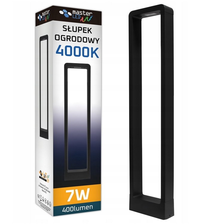 Lampa Led Ogrodowa Zewnętrzna Rio 7W 60CM Stojąca Słupek Antracyt