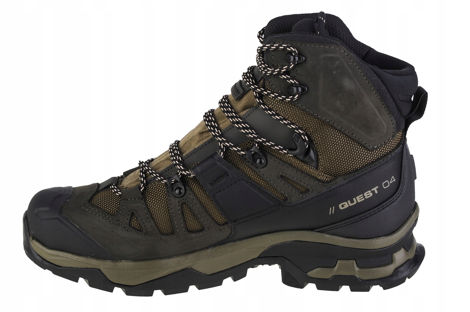 Salomon Quest 4 Gtx ^44 2/3^ Pánské Trekové Boty Nubuk Zelená