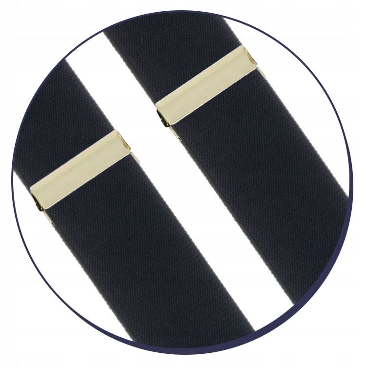 Szelki Męskie PRESTIGE Na Guziki GRANATOWE 120cm EAN (GTIN) 5904139930199