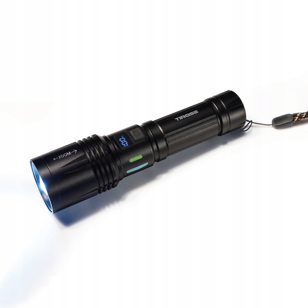 Latarka Akumulatorowa Led 1000lm Zoom Powerbank Taktyczna