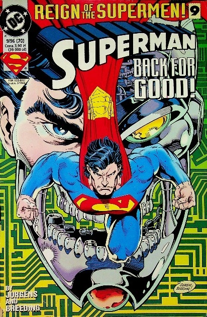 Superman Back For Good Nr 9/96 Praca Zbiorowa