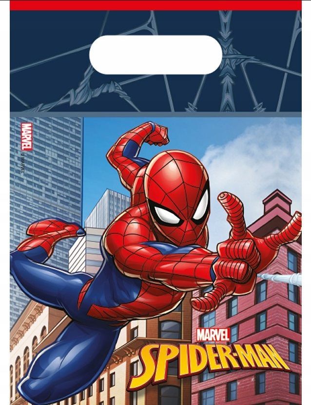 

Torebki Prezentowe Spiderman Marvel Party 6szt.