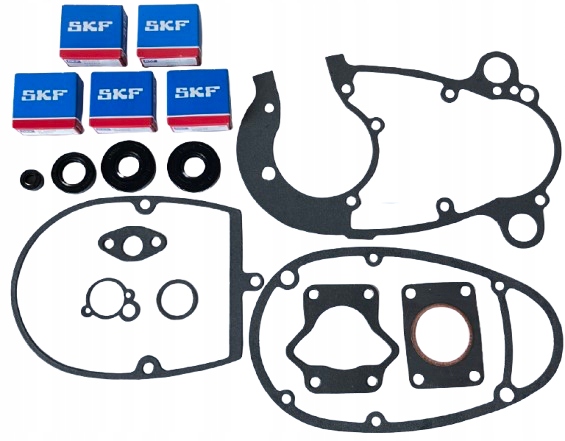 Nová Sada Ložisk Skf Těsnění Komar S38 Kryngielit