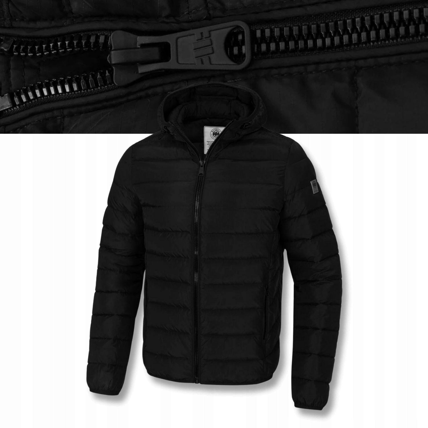 Pánská Zimní bunda s kapucí Pitbull Prošívaná Rip-Stop Seacoast III