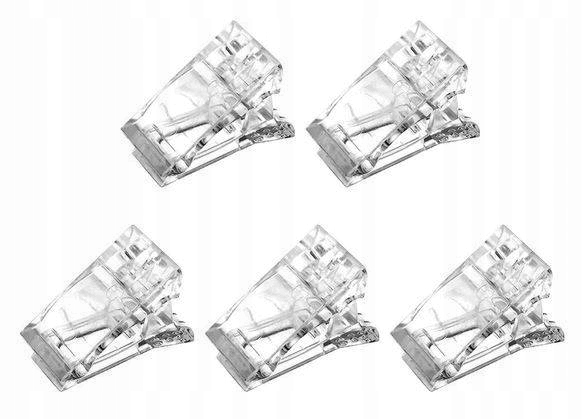 

5x Zacisk Klips Plastikowy Do Tunelu Manicure