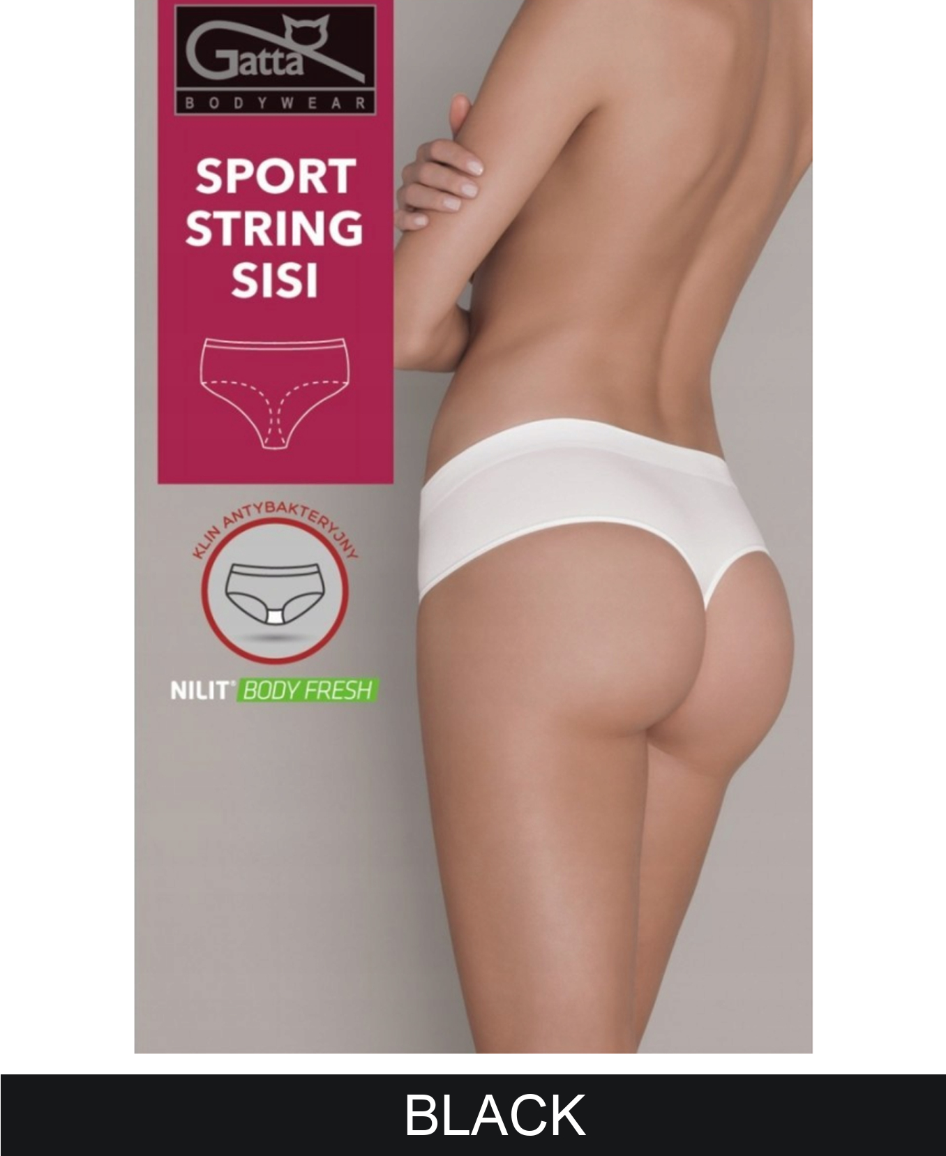 

Gatta Majtki SP.String Sisi L/Black